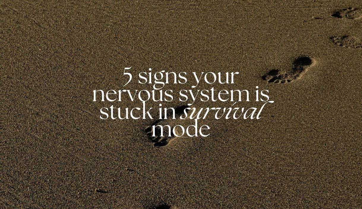 5 signs your stuck in survival mode