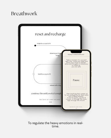 Light in Loss, Grief Journal - Digital Format