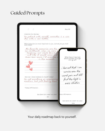 Light in Loss, Grief Journal - Digital Format