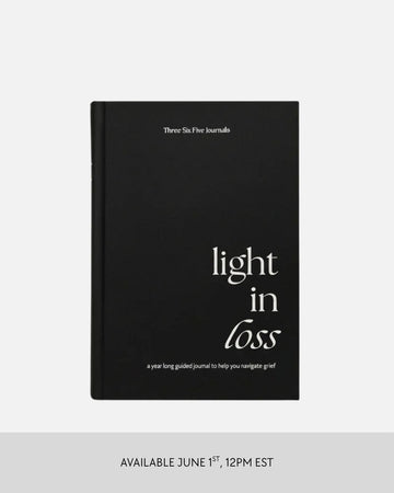 Light In Loss, Grief Journal - Preorder