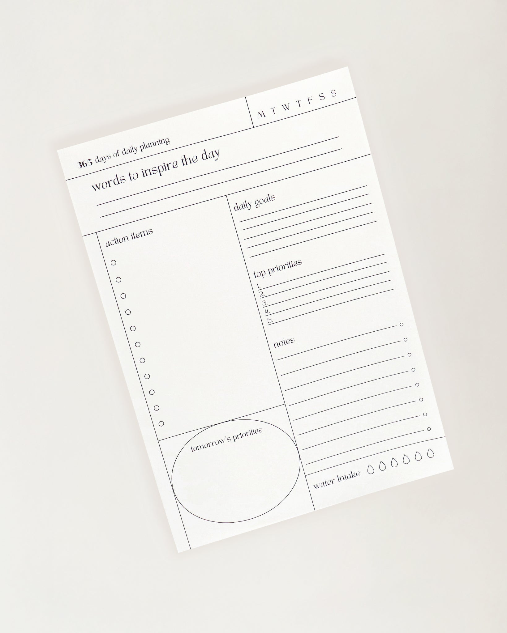 The Daily Align Notepad